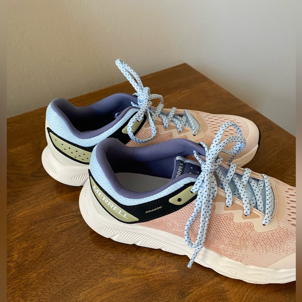 Merrell Pink, Light Blue and Lavender Women's Athletic Shoes